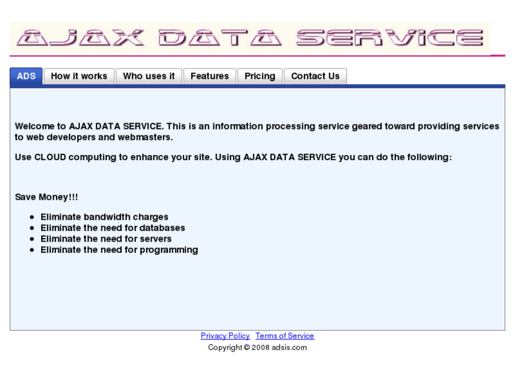 www.ajaxdataserver.com