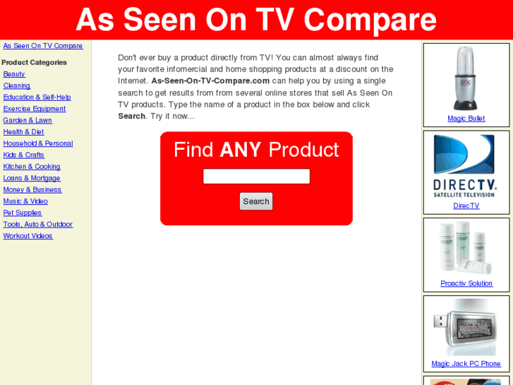 www.as-seen-on-tv-compare.com