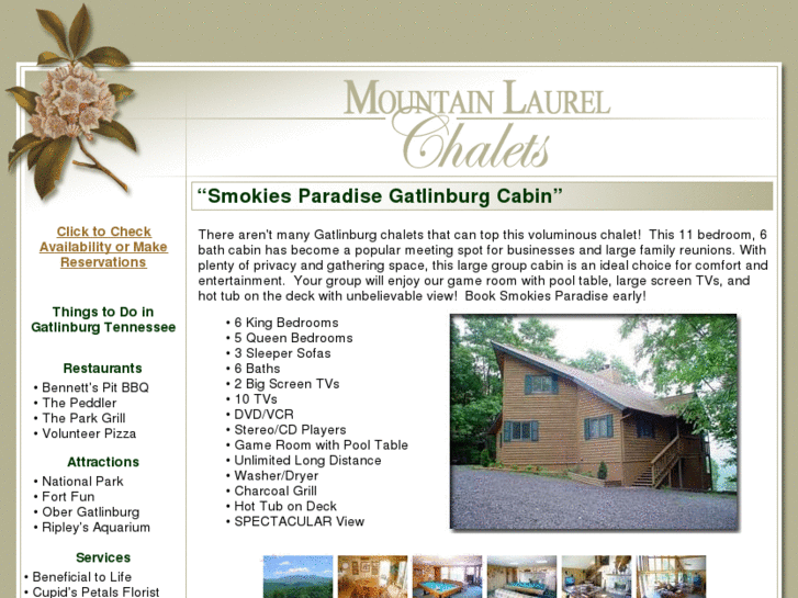 www.gatlinburgcabin-smokiesparadise.com