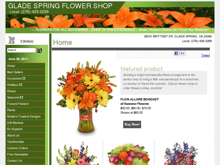 www.gladespringflowershop.com