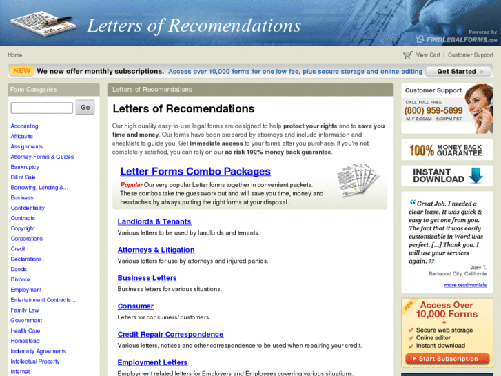 www.lettersofrecomendations.com