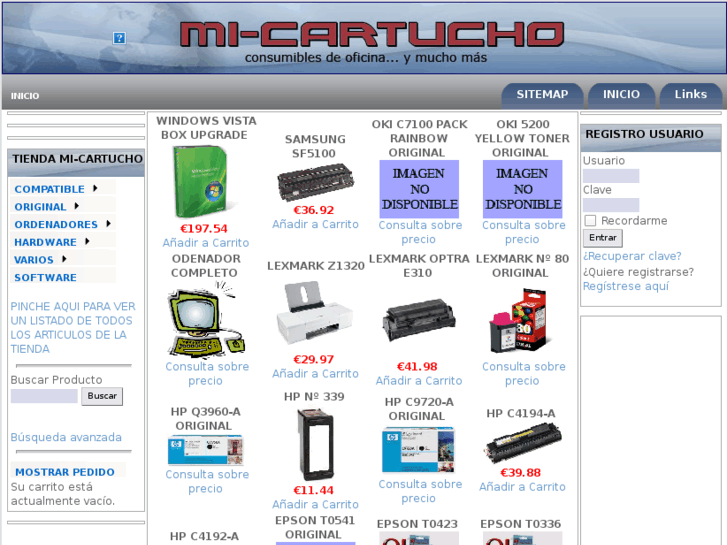 www.mi-cartucho.com