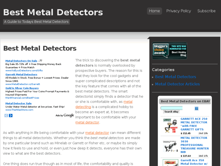 www.bestmetaldetectors.biz