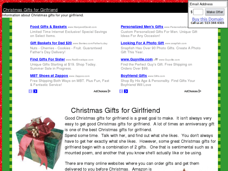 www.christmasgiftsforgirlfriend.com