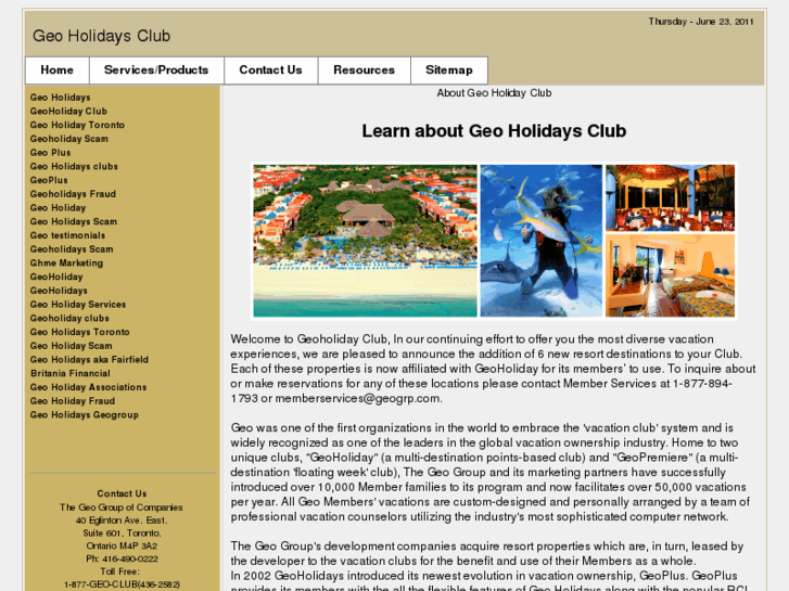 www.geoholidayclub.ca