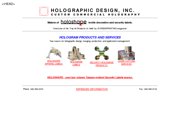 www.holographicdesign.com
