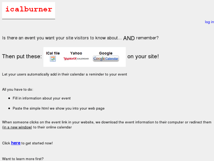 www.icalburner.net