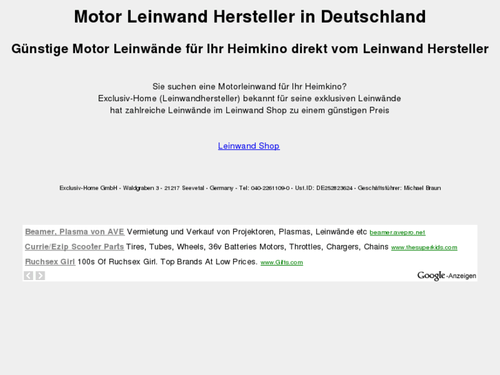 www.leinwandhersteller.com