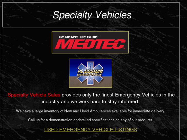 www.specialtyvehiclesales.net