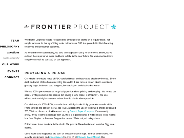 www.thefrontierproject.org