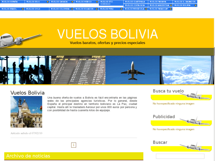 www.vuelosbolivia.es