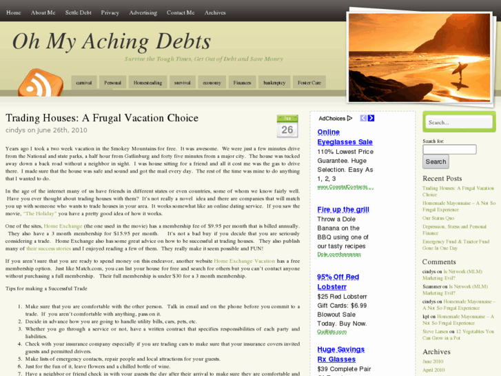 www.achingdebts.com