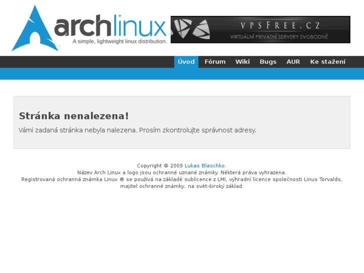 www.archlinux.cz