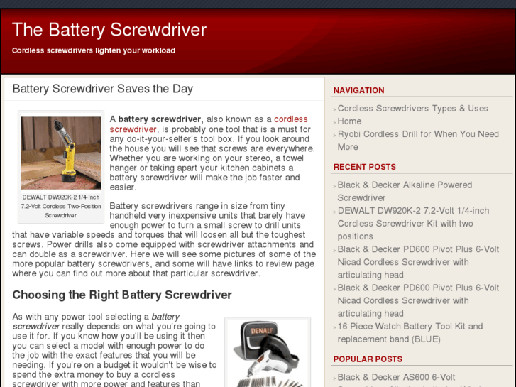 www.batteryscrewdriver.org