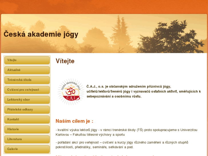 www.ceskaakademiejogy.cz