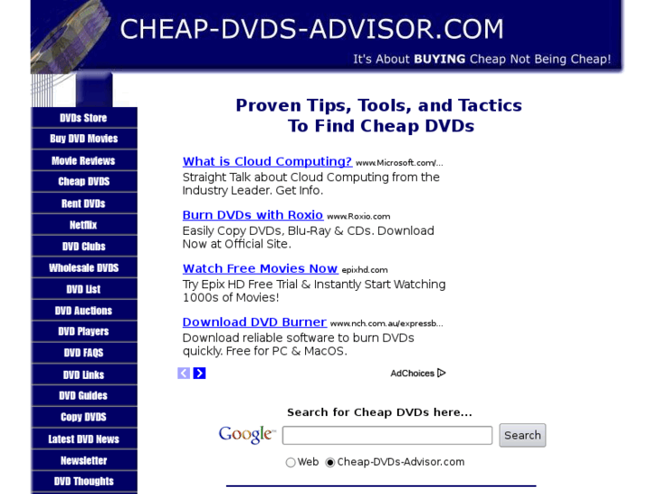 www.cheap-dvds-advisor.com