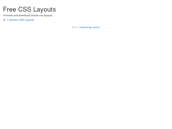 www.csslayout.org