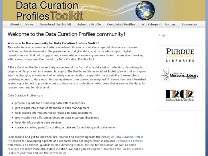 www.datacurationprofiles.org