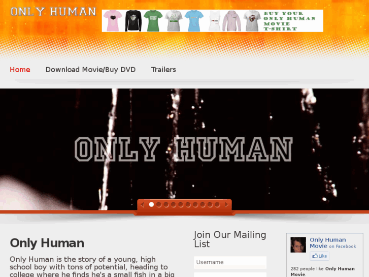 www.onlyhumanmovie.com