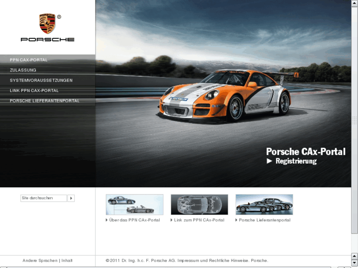 www.porsche-caxsupplier.com