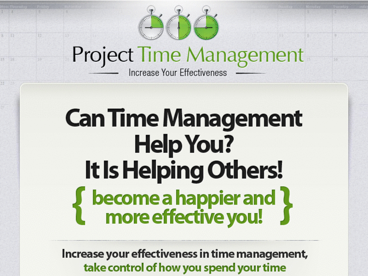 www.projecttimemanagement.info