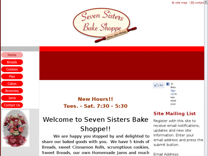 www.sevensistersbakeshoppe.com