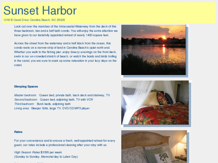 www.sunsetharborvacation.com