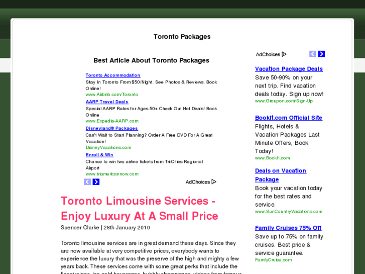 www.torontopackages.net