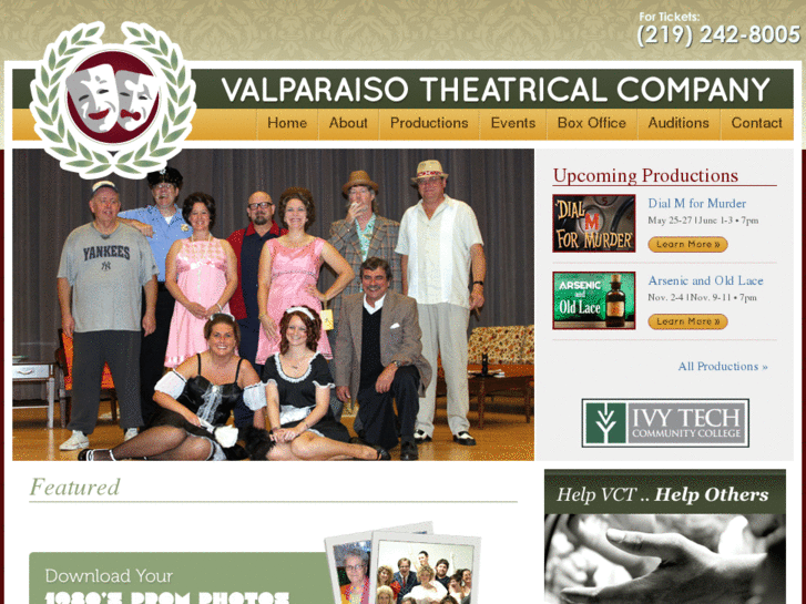 www.valparaisotheatricalcompany.org