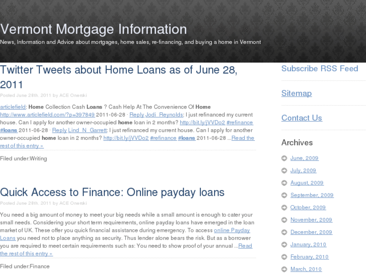 www.vermont-mortgage.info