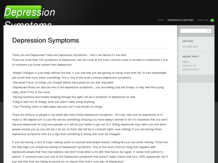 www.alldepressionsymptoms.com