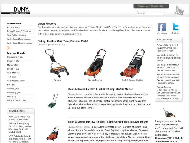 www.duny-lawn-mowers.com