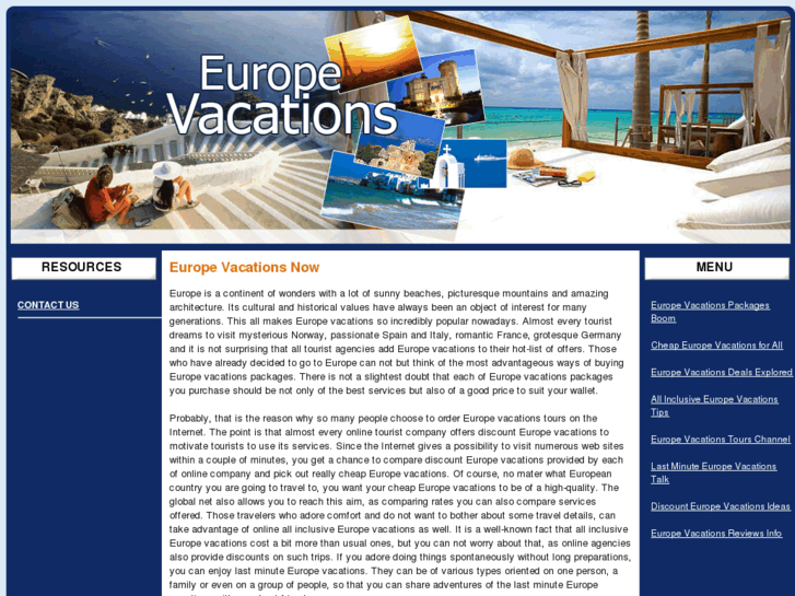 www.europevacationsnow.org