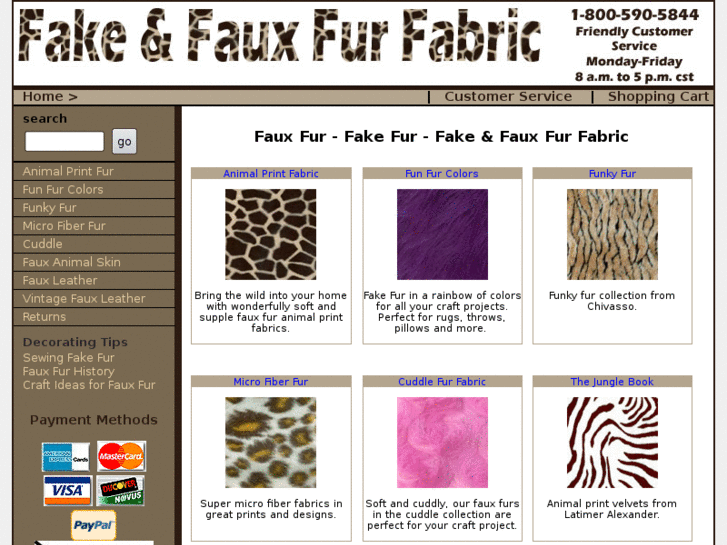 www.fakefauxfurfabric.com