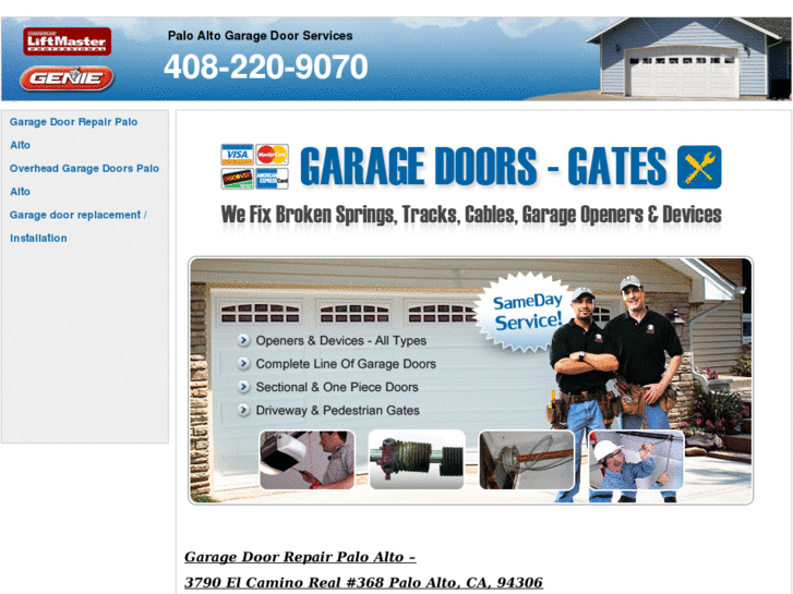 www.garagedoorrepairpaloalto.com