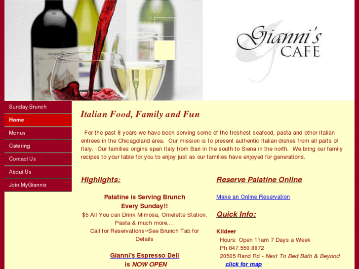 www.gianniscafe.com