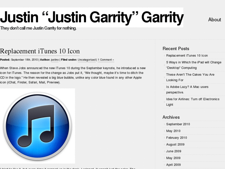 www.justinogarrity.com