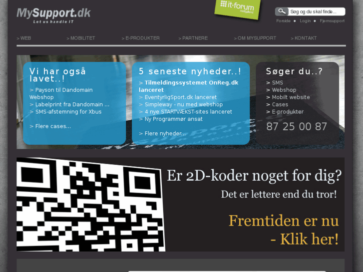 www.mysupport.dk