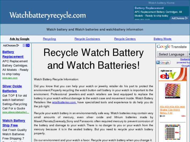 www.watchbatteryrecycle.com