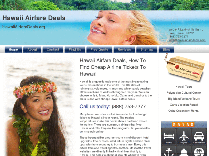 www.hawaiiairfaredeals.org