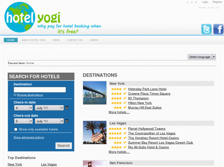 www.hotelyogi.com