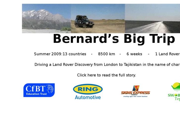 www.bernardsbigtrip.com