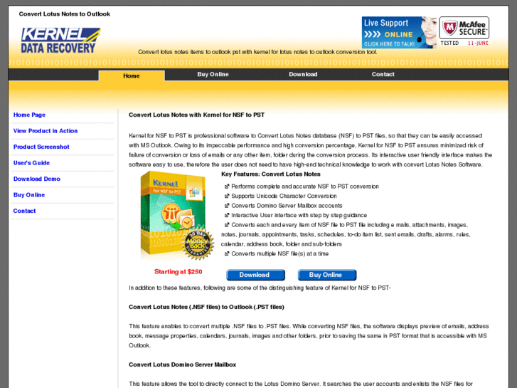 www.convertlotusnotes.org