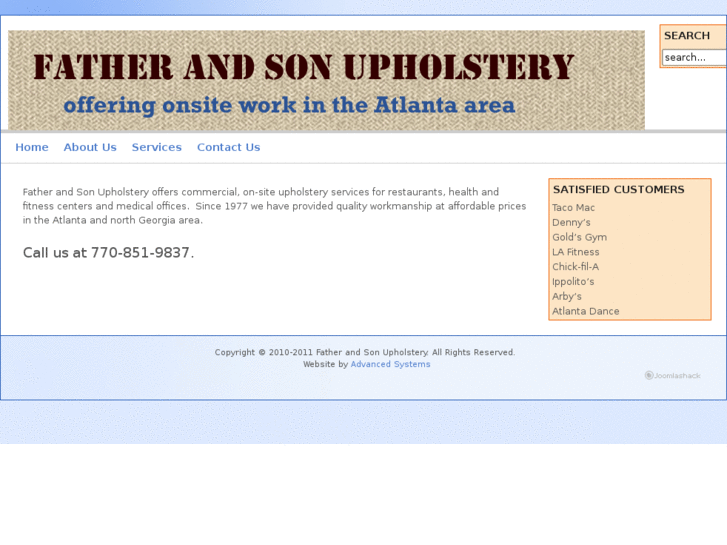 www.fatherandsonupholstery.com