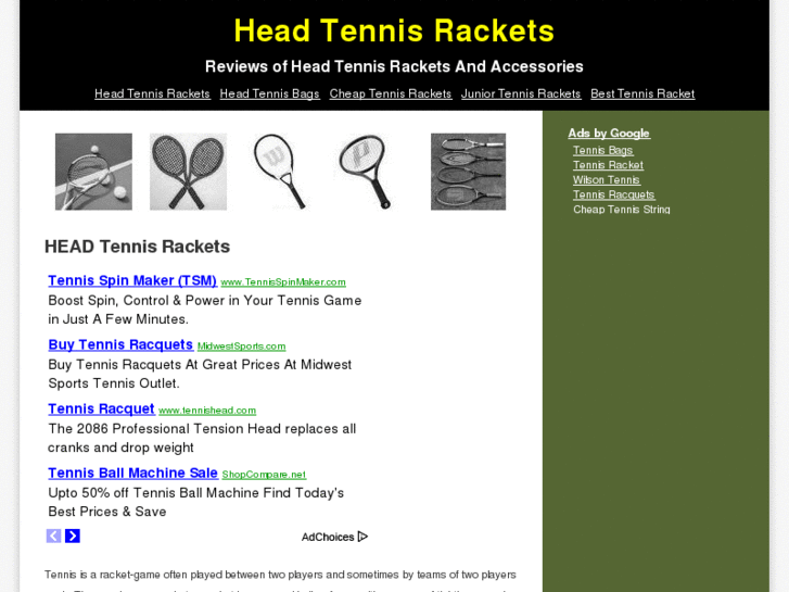 www.headtennisrackets.org