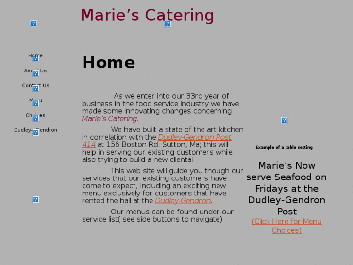 www.mariescatering.net