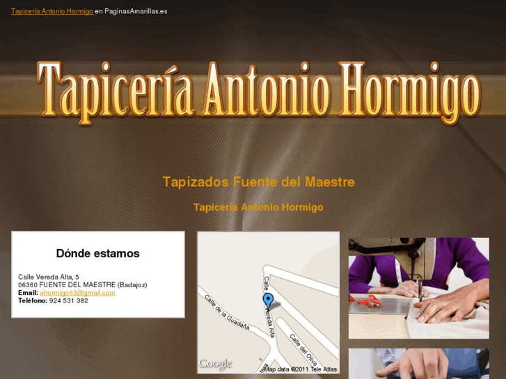 www.tapiceriaantoniohormigo.es