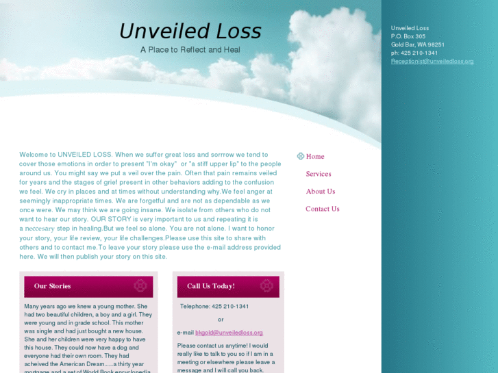 www.unveiledloss.org