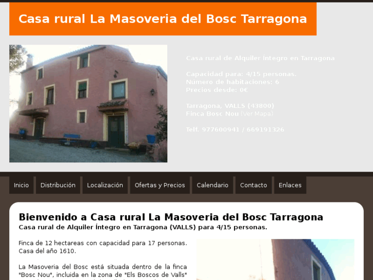 www.casaruralentarragona.com