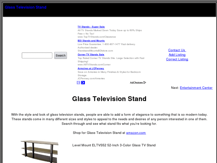 www.glasstelevisionstand.com